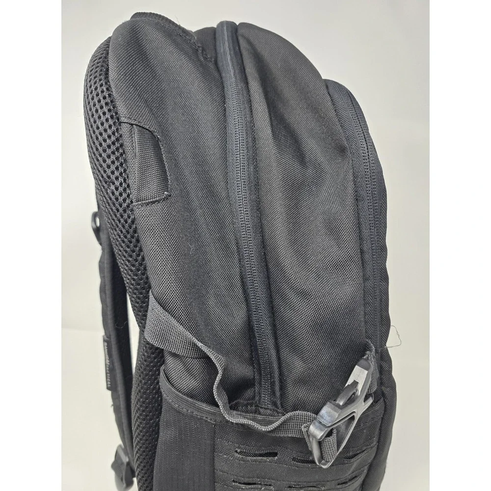 Samurai Tactical Backpack Black MOLLE Storage Laptop Compartment Good Condition